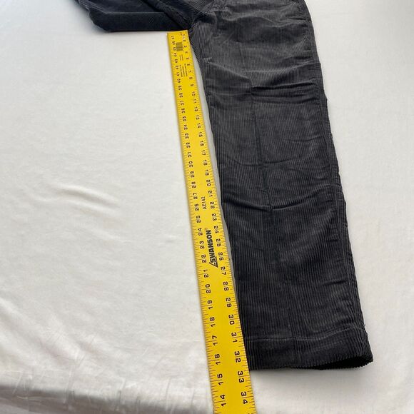 VTG Gap Corduroy Pants Gray Cotton Blend High Rise 80s Womens 13/14 - Picture 8 of 11